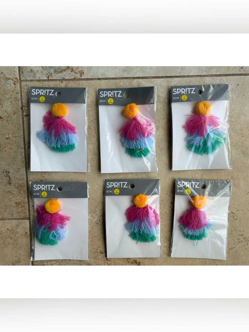 6 Gift Bag Tassels